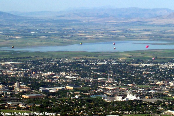 Balloon Festival from Squaw Peak