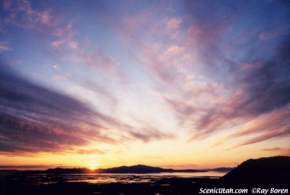 Great Salt Lake - Antelope Island Sunset