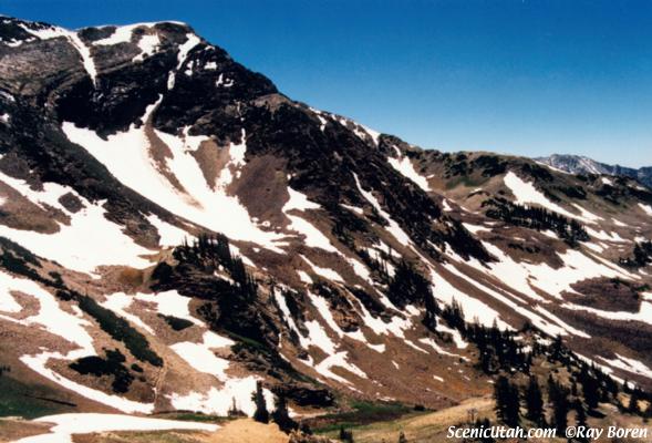 American Fork Twin Peaks from Hidden Peak, Snowbird